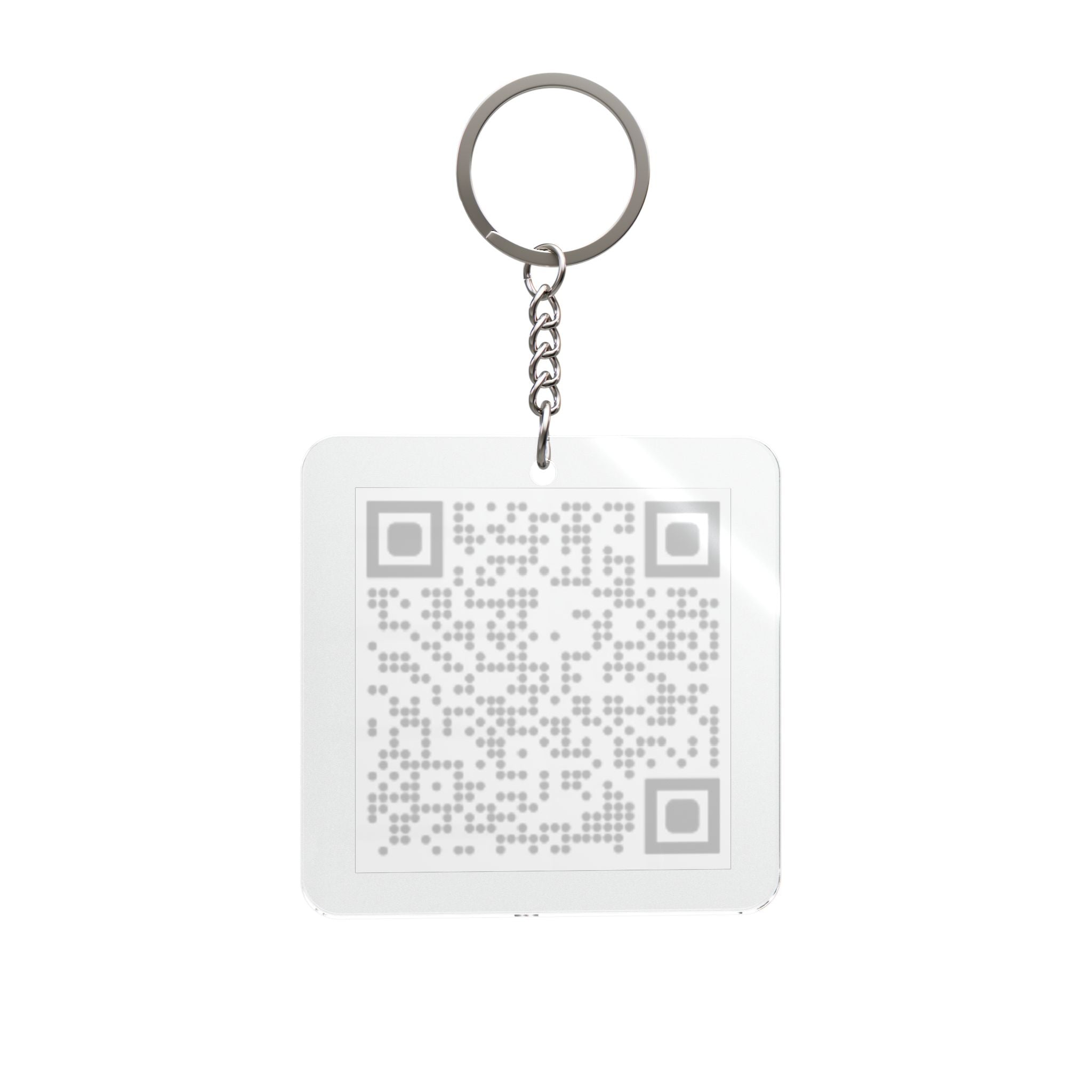 Square Keychain — QR Code to Holy Bible App