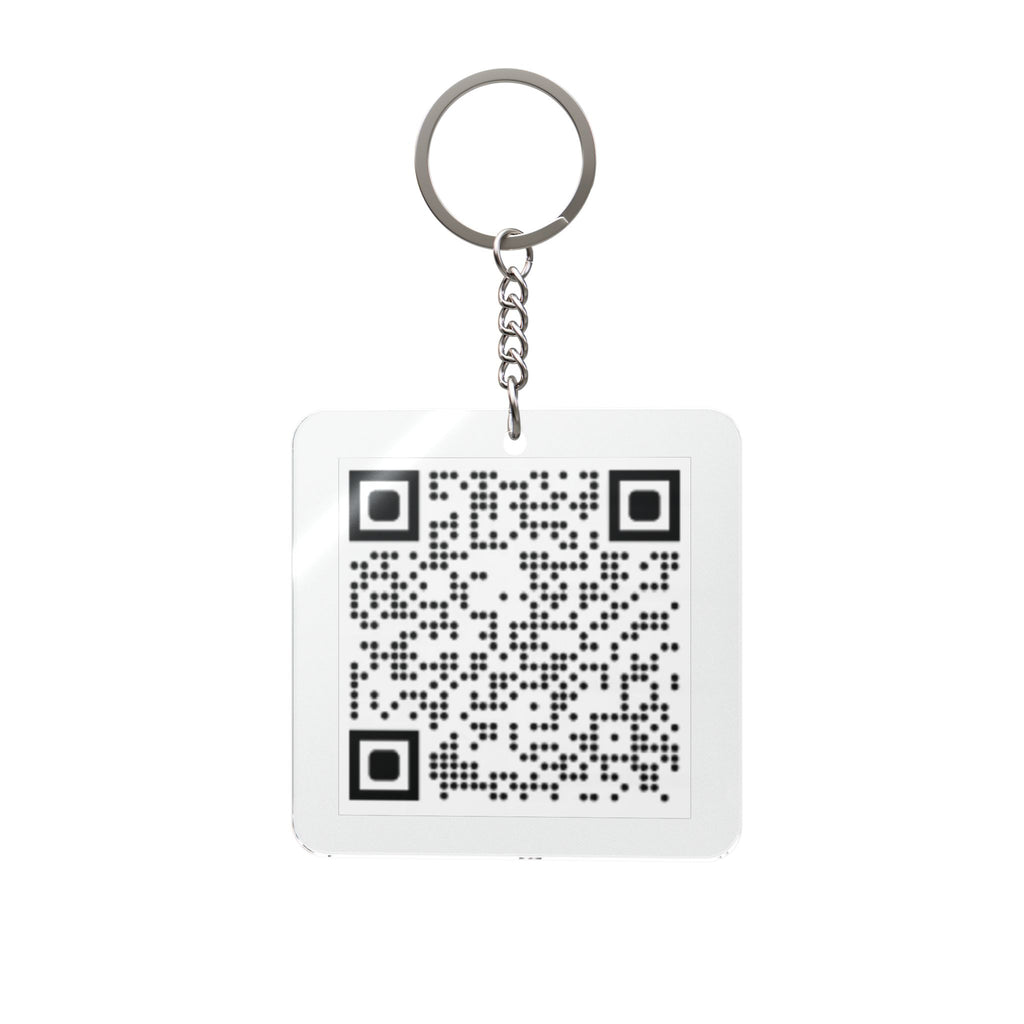 Square Keychain — QR Code to Holy Bible App